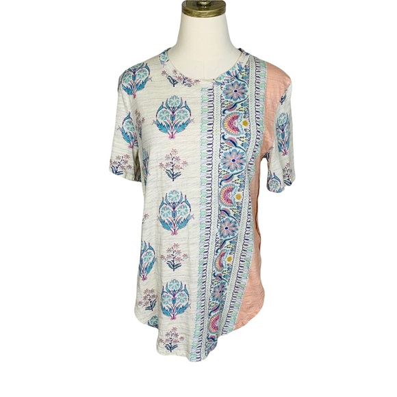 Anthropologie Tops - Anthropologie Postmark Patterned Tee XS 3018